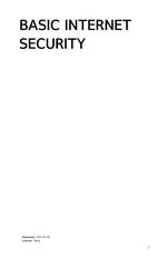 Basic Internet Security