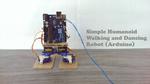 Simple Humanoid Walking and Dancing Robot