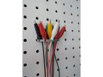 Peg board round cable holder