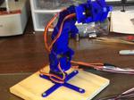 OpenScad Micro Servo Robot Arm Remix using MG90 Servo’s