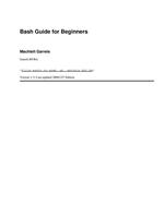 Bash Guide for Beginners