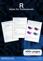 R Notes for Professionals book