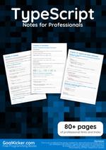 TypeScript Notes for Professionals book - jpralves.net