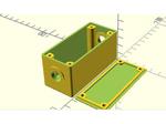 Customizable Project Box With Lid Screws and 2 Holes
