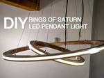 Rings of Saturn LED Music Visualizing Pendant Light