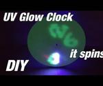 Uv Glow Clock - It Spins! - jpralves.net