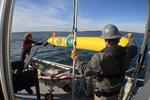 Fundamental equations guide marine robots to optimal sampling sites