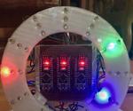 3D Printed Flashing LED Dial Clock