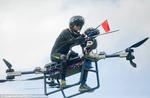 It’s a ‘flying motorbike’! Impressive homemade drone takes off with its Chinese inventor on board