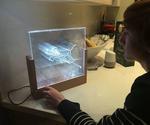 Engraved Plexiglass Animation Box With Arduino and 8 X 32 LED Neopixel Display