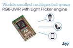 STMicroelectronics’ New Full-Color Ambient Light Sensor with Flicker Detect Boosts Camera Performance in Smartphone and IoT Devices