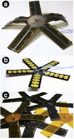 Circuit Robots: Mass manufacturing of self-actuating robots