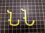 Customizable pegboard hooks