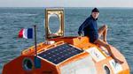 Jean-Jacques Savin: Frenchman completes Atlantic crossing in barrel