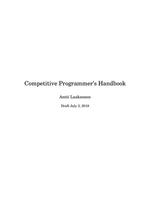 Competitive Programmer’s Handbook