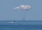 NASA Astronauts Safely Splash Down after First Commercial Crew Flight to Space Station