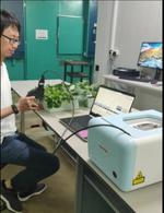 Portable device can quickly detect plant stress