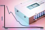 Study reveals plunge in lithium-ion battery costs