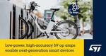 STMicroelectronics expands 5V op-amp family, to optimize power and signal-conditioning performance