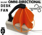 Silent Omni-Directional Desk Fan
