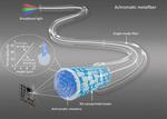 Precisely focused light: Compact and flexible fiber design ensures efficient focusing and razor-sharp images thanks to 3D printing
