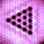 Atomically-precise quantum antidots via vacancy self-assembly